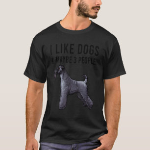 Camiseta Eu Gosto De Cães De Kerry Blue Terrier E Talvez 3 