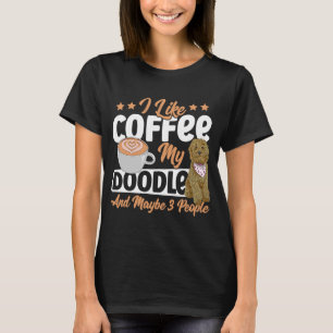 Camiseta Eu Gosto De Café Minha Porta E Talvez 3 Pessoas Ou