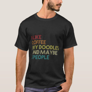 Camiseta Eu Gosto De Café Minhas Portas E Talvez 3 Pessoas