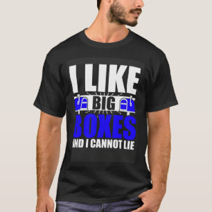 Camiseta Eu Gosto de Caixas Grandes Carteiro Postal Trabalh