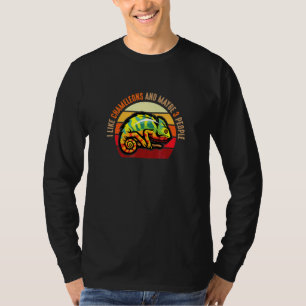 Camiseta Eu Gosto de Camaleões E Talvez 3 Pessoas Para Répt