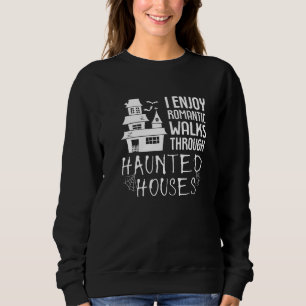 Camiseta Eu gosto de caminhadas românticas através de casas