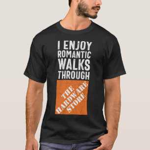 Camiseta Eu gosto de caminhadas românticas pela loja de har