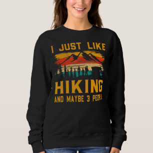 Camiseta Eu Gosto De Caminhar E Talvez Três Pessoas De Cami