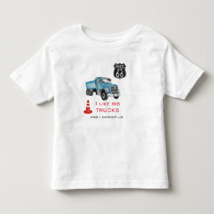 Camiseta Eu Gosto De Caminhões Grandes, Não Posso Mentir 