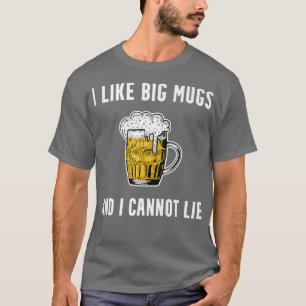 Camiseta Eu Gosto de Canecas Grandes Cerveja Divertida Aman