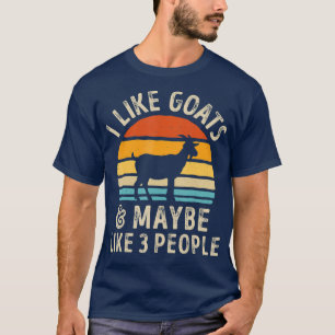 Camiseta Eu Gosto De Caprinos E Talvez Como 3 Pessoas De Fa