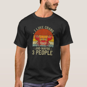 Camiseta Eu Gosto De Caranguejo E Talvez Três Pessoas Legal