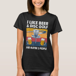 Camiseta Eu Gosto De Carne E De Golfe De Disco E Talvez 3 P