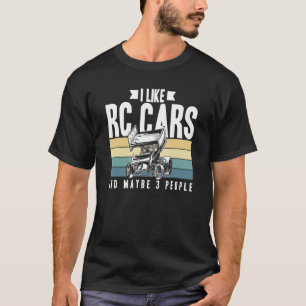 Camiseta Eu Gosto de Carros Rc E Talvez 3 Pessoas Controle