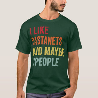 Camiseta Eu Gosto De Castanets Talvez 3 Pessoas