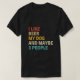 Camiseta Eu Gosto De Cerveja E Meu Cachorro E Talvez Três P (Frente do Design)