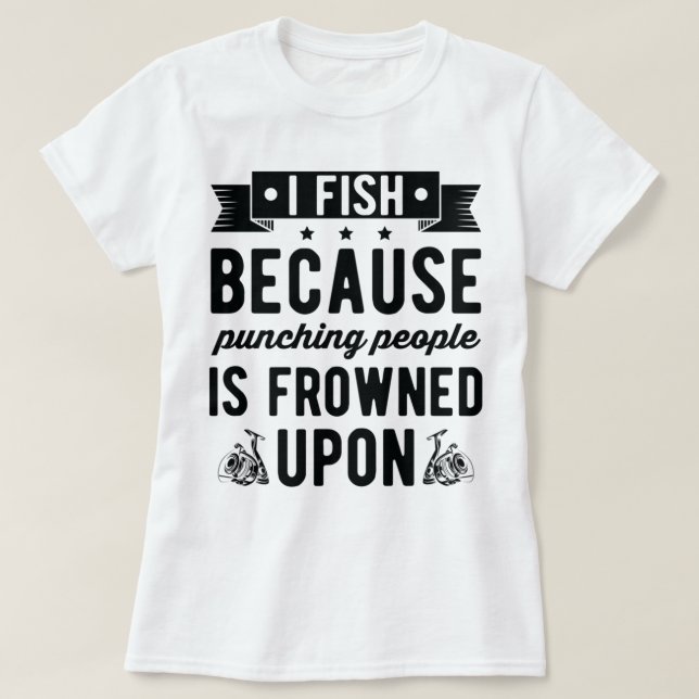 Camiseta Eu gosto de cerveja e pesca e talvez três pessoas (Frente do Design)