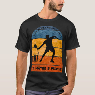 Camiseta Eu gosto de cerveja e picleball 1