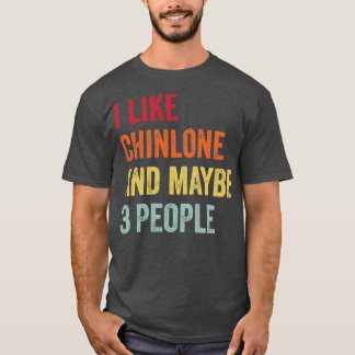 Camiseta Eu Gosto De Chinlone Talvez 3 Pessoas