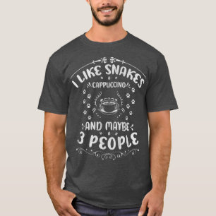 Camiseta Eu Gosto De Cobras Cappuccino E Talvez 3 Pessoas B