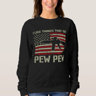 Camiseta Eu Gosto de Coisas Que Fazem Pew Pew A Favor de