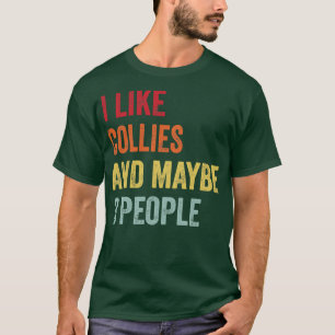 Camiseta Eu Gosto De Collies Talvez 3 Pessoas