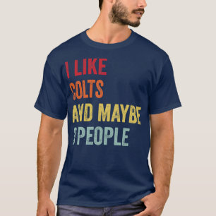 Camiseta Eu Gosto De Colts Talvez 3 Pessoas