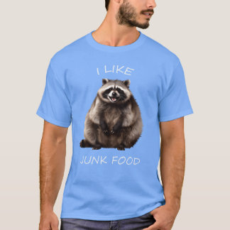 Camiseta Eu Gosto de Comida de Lixo retrô