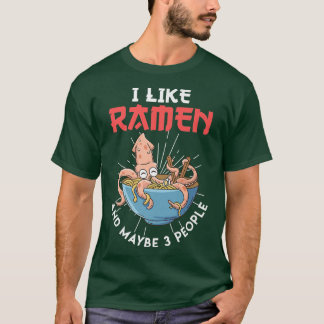 Camiseta Eu Gosto De Comida Japonesa E 3 Pessoas Ramen 268