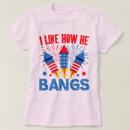 Camiseta Eu Gosto De Como Ele Bata Casal Correspondente À R