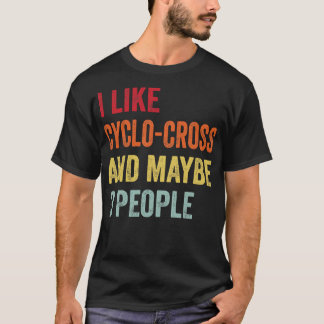 Camiseta Eu Gosto De CycloCross Talvez 3 Pessoas