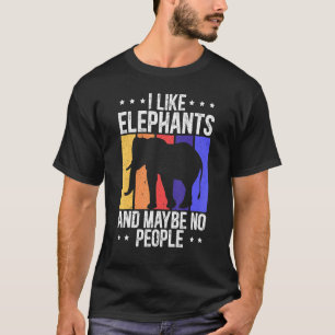 Camiseta Eu Gosto De Elefantes E Talvez Não De Zooke Pessoa