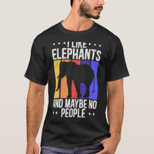 Camiseta Eu Gosto De Elefantes E Talvez Não De Zooke Pessoa