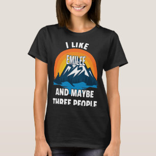 Camiseta Eu Gosto De Emilee E Talvez De Três Pessoas