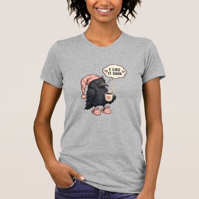 CAMISETA EU GOSTO DE ESCURO (Frente)