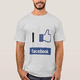 Camiseta Eu gosto de Facebook