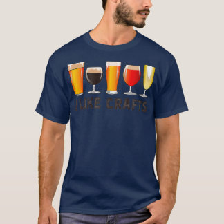 Camiseta Eu Gosto De Fazer Artesanatos Beer Engraçado