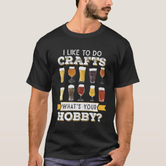 Camiseta Eu Gosto De Fazer Artesanatos Com O Seu Artesanato
