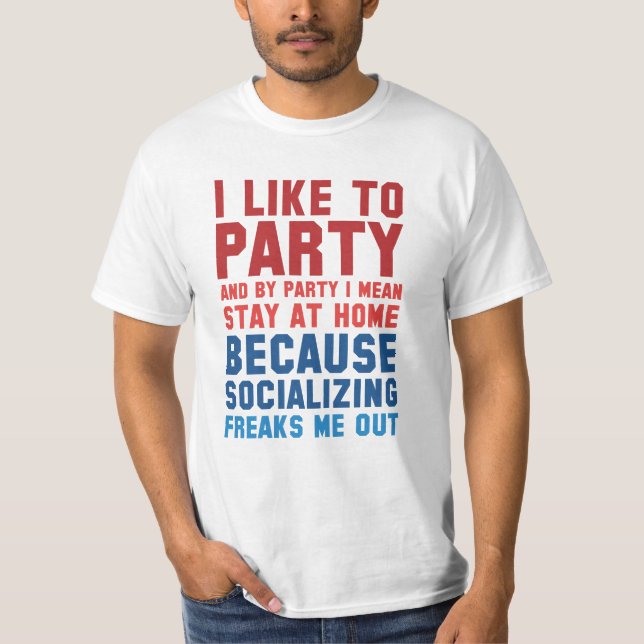 Camiseta Eu Gosto De Festa (Frente)