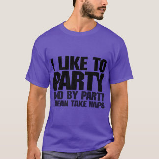 Camiseta Eu gosto de festa E família