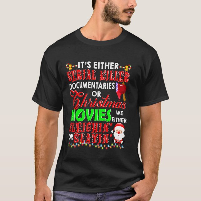 Camiseta Eu Gosto De Festa Quero Dizer Assar Xmas Cookie Gi (Frente)