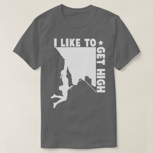 Camiseta Eu Gosto De Ficar Alto (Frente do Design)