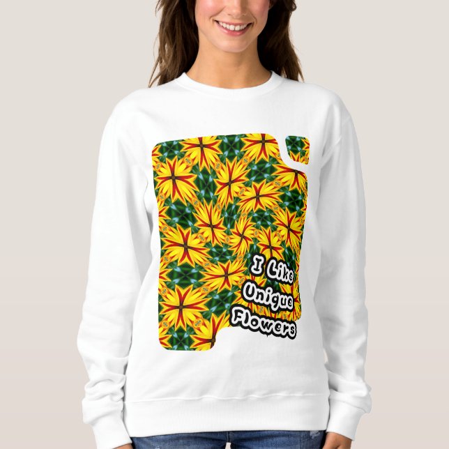 Camiseta Eu Gosto De Flores Únicas (Frente)
