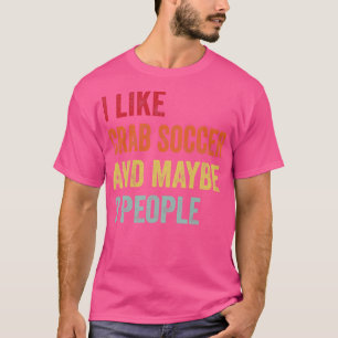 Camiseta Eu Gosto De Futebol De Caranguejo Talvez Três Pess