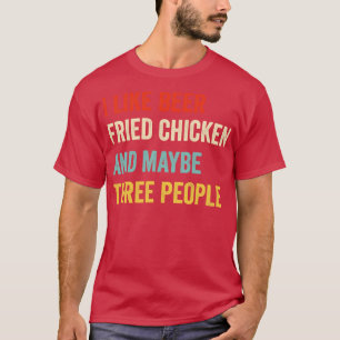Camiseta Eu Gosto De Galinha Fritada De Cerveja