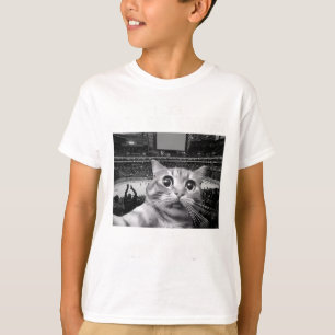 Camiseta Eu Gosto de Gatos e Hóquei Talvez 3 Pessoas Meme E
