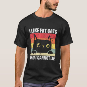 Camiseta Eu Gosto De Gatos Gordos E Não Posso Mentir Gatinh