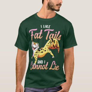 Camiseta Eu Gosto De Gecko Gorda E Leopardo Engraçado