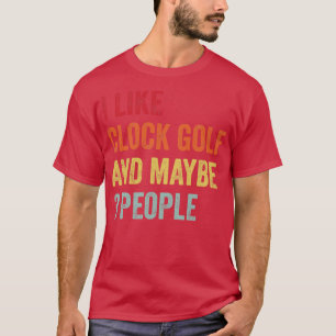 Camiseta Eu Gosto De Golfe De Relógio Talvez 3 Pessoas