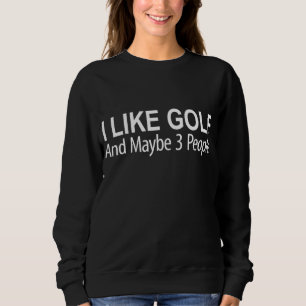 Camiseta Eu Gosto De Golfe E Talvez 3 Pessoas