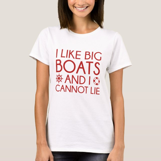 Camiseta Eu Gosto De Grandes Barcos (Frente)