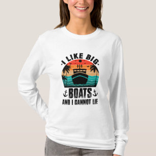 Camiseta Eu Gosto De Grandes Barcos E Não Posso Mentir, Ven