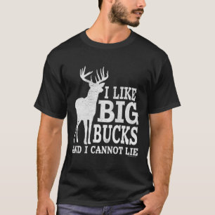 Camiseta Eu Gosto De Grandes Bucks E Não Posso Mentir - Vea