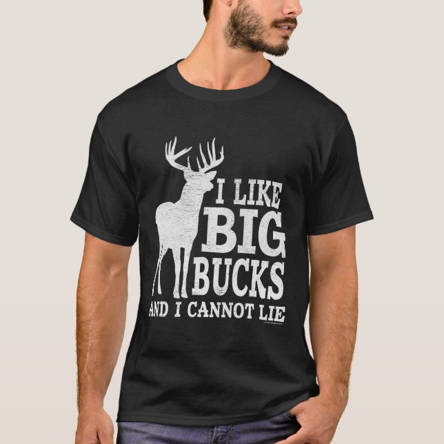 Camiseta Eu Gosto De Grandes Bucks E Não Posso Mentir - Vea (Frente)